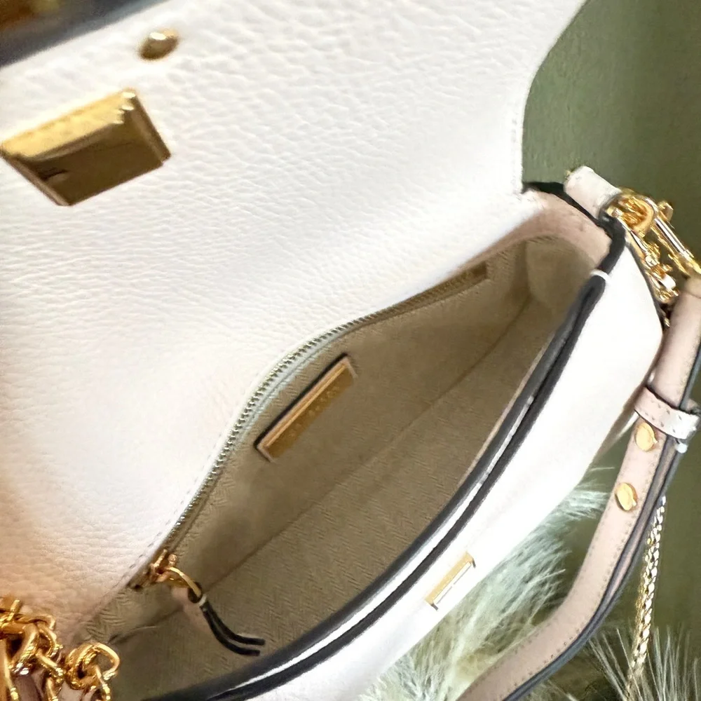 Tory Burch Light Pink Leather Crossbody Bag